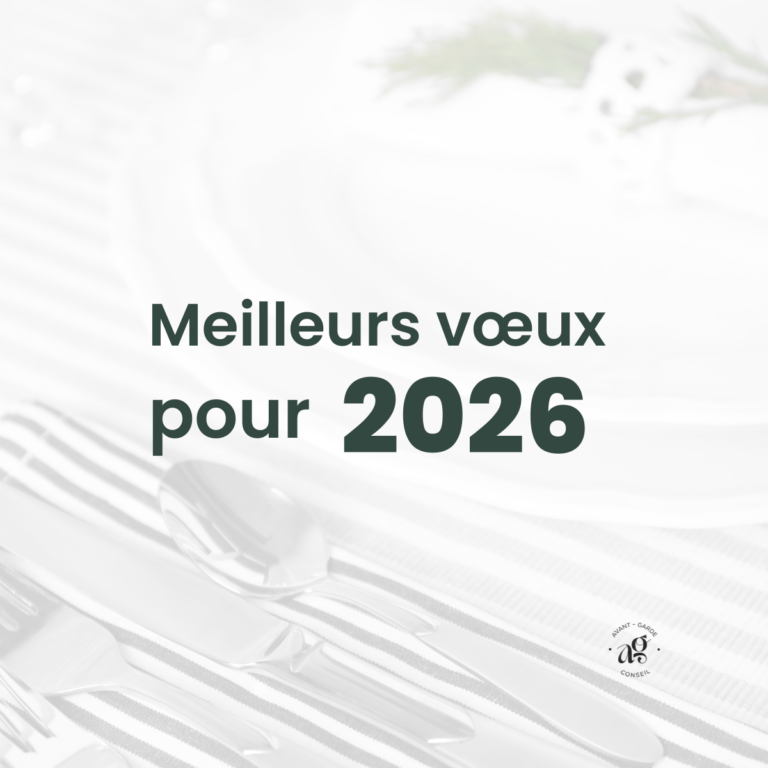 Meilleurs vœux 2026 - Avant-Garde conseil, audit, conseil et formation.